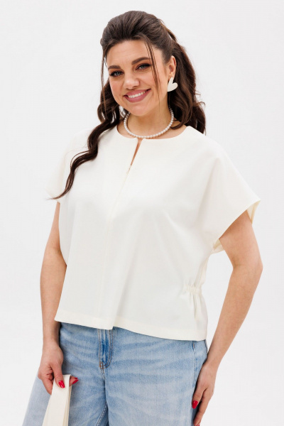 Блуза Anelli 1363 белая_птица - фото 5
