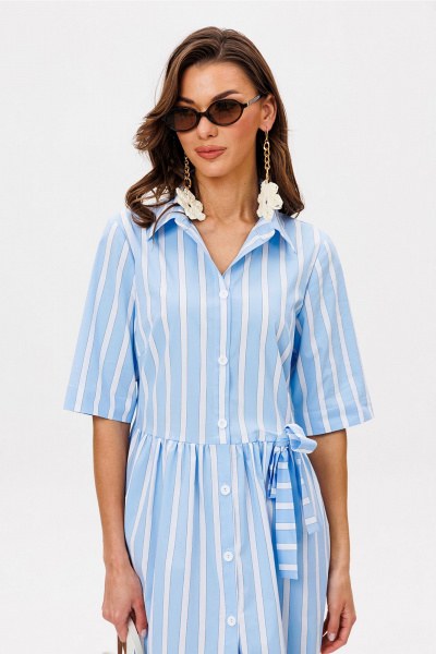 Платье Butеr 3087 голубой - фото 5