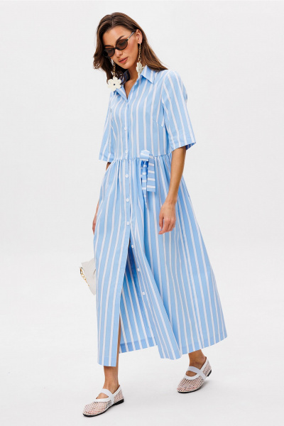 Платье Butеr 3087 голубой - фото 4