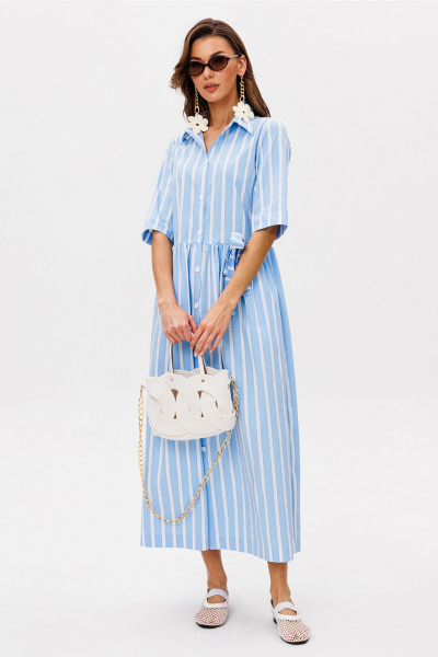 Платье Butеr 3087 голубой - фото 1