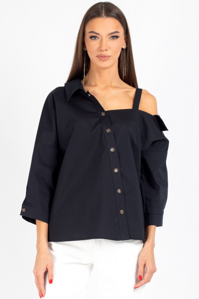Блуза VIZAVI 726 черный - фото 3