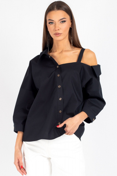 Блуза VIZAVI 726 черный - фото 1