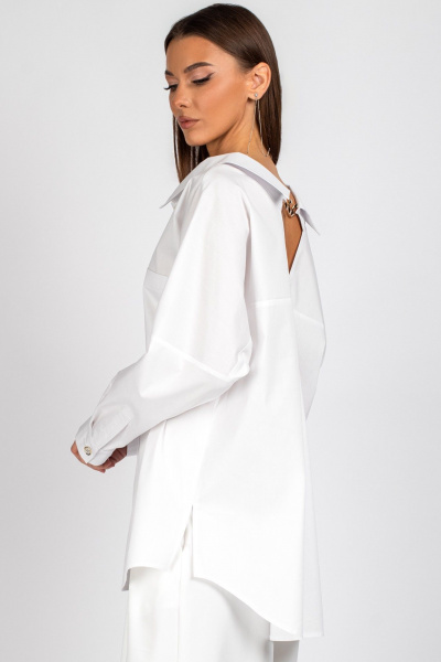 Блуза VIZAVI 727 белый - фото 7