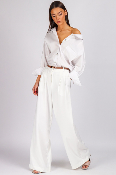 Блуза VIZAVI 727 белый - фото 2