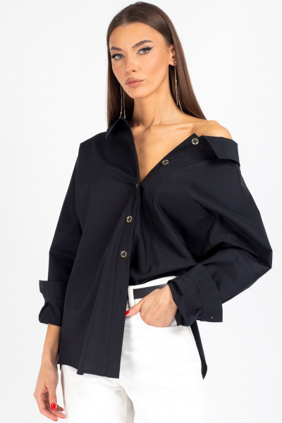 Блуза VIZAVI 727 черный - фото 4