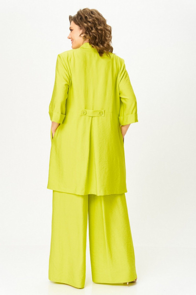 Брюки, жакет, топ Koketka i K 1281 лаймовый - фото 4