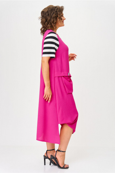 Платье Michel chic 2178 фуксия - фото 6