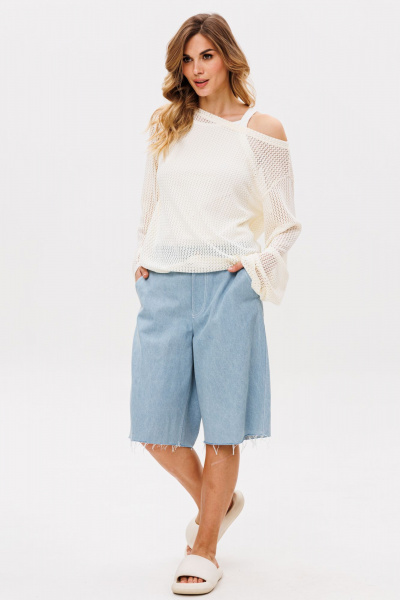 Шорты EOLA 2841.2 светло-голубой - фото 8