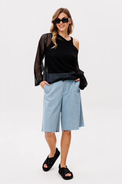 Шорты EOLA 2841.2 светло-голубой - фото 5