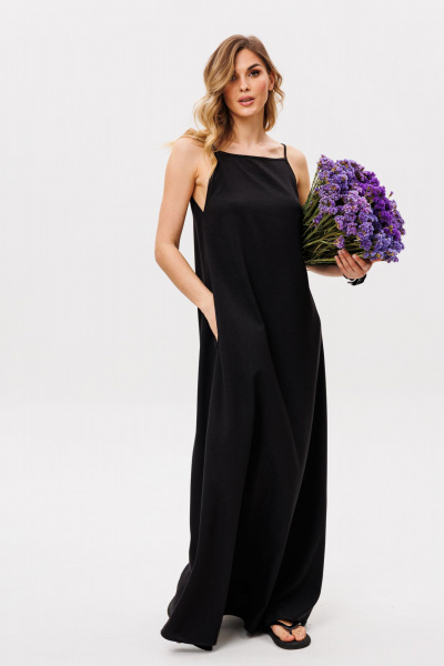 Сарафан EOLA 2871 черный - фото 8