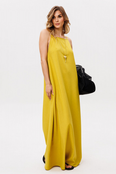 Сарафан EOLA 2871 горчица - фото 6