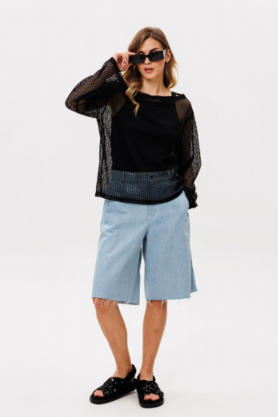 Блуза EOLA 2864 черный - фото 3