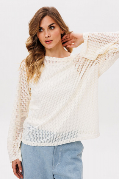 Блуза EOLA 2864 молочный - фото 1