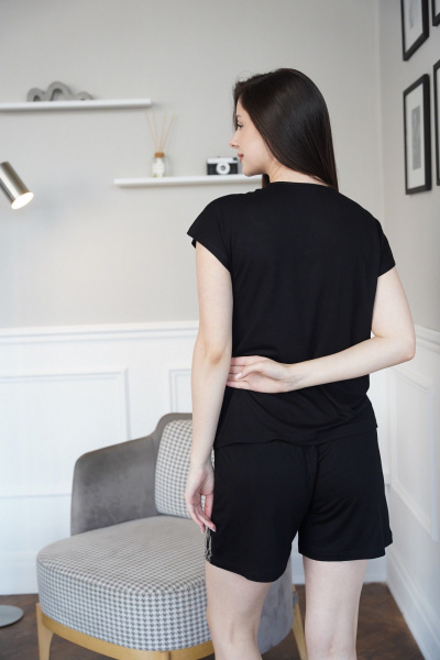 Майка, шорты Купалинка 617400.158-164 черный - фото 6