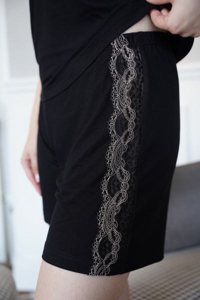 Майка, шорты Купалинка 617400.158-164 черный - фото 4