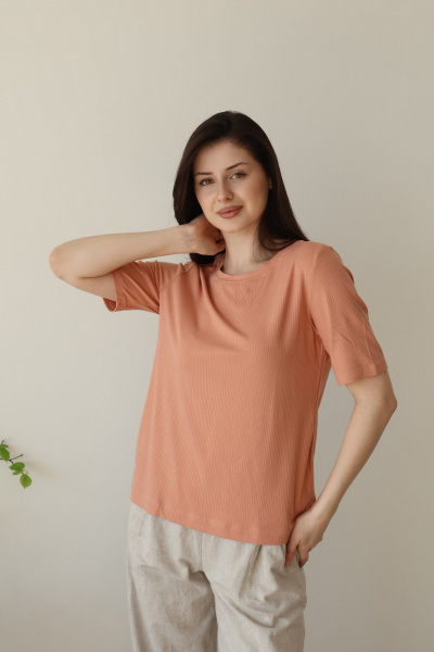 Футболка Купалинка 648027.170-176 бежевый - фото 2