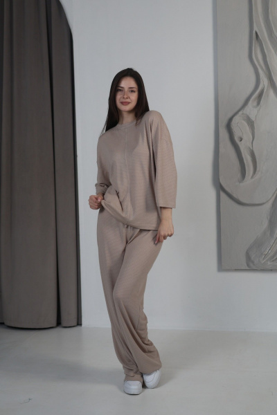 Брюки, джемпер Купалинка 677501.158-164 бежевый - фото 2
