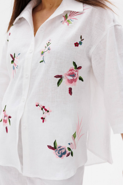 Рубашка Ma Сherie 1168 белый - фото 2