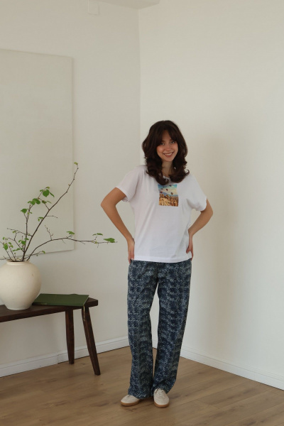 Брюки, футболка Купалинка 684205.170-176 к.белый,набивка - фото 14