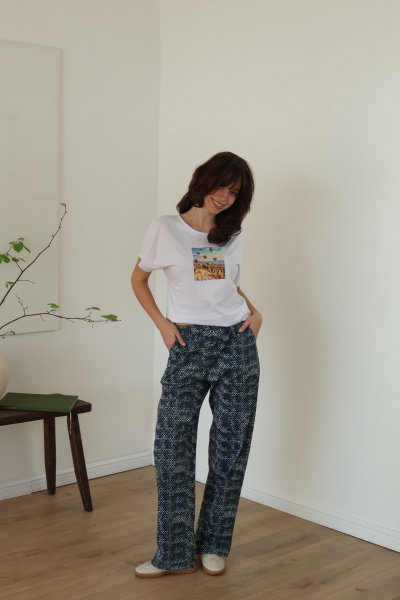 Брюки, футболка Купалинка 684205.170-176 к.белый,набивка - фото 10