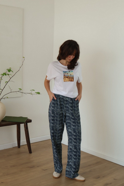 Брюки, футболка Купалинка 684205.170-176 к.белый,набивка - фото 9