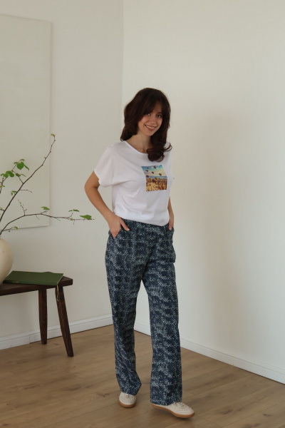 Брюки, футболка Купалинка 684205.170-176 к.белый,набивка - фото 8