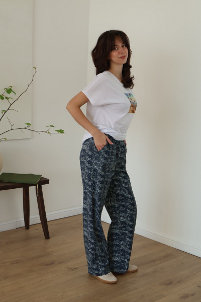 Брюки, футболка Купалинка 684205.170-176 к.белый,набивка - фото 6