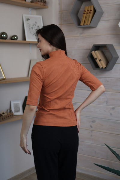 Джемпер Купалинка 689803.170-176 терракот - фото 5