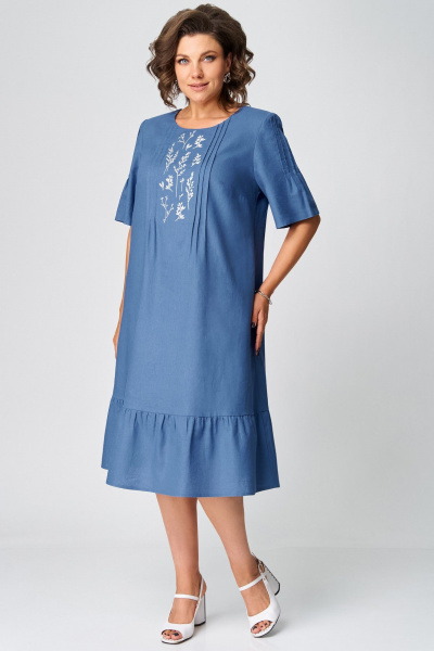 Платье Мишель стиль 1280 индиго - фото 3