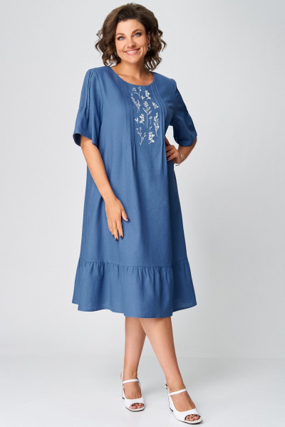 Платье Мишель стиль 1280 индиго - фото 1