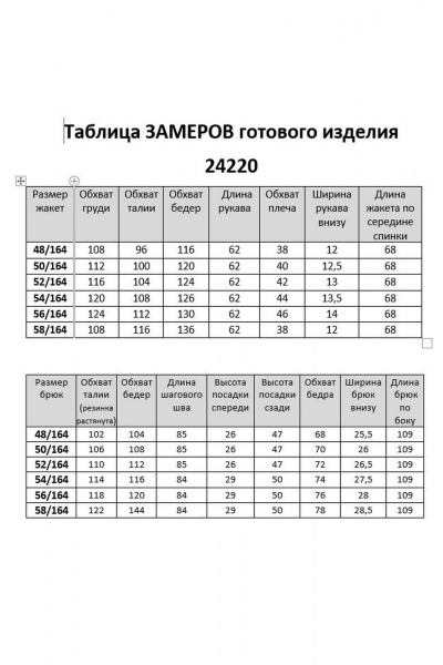 Блуза, брюки, жакет Aira Style 24220 голубой - фото 12