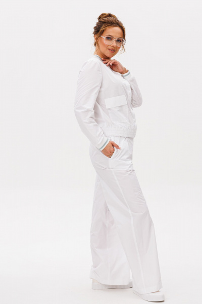 Брюки, бомбер Mubliz 264 белый - фото 13