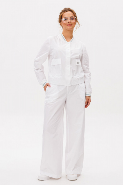 Брюки, бомбер Mubliz 264 белый - фото 4