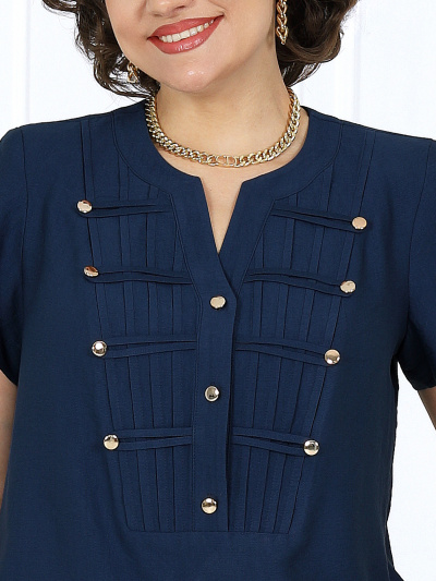 Блуза, брюки Ninele 6003 темно-синий - фото 6