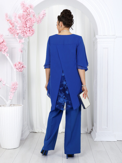 Блуза, брюки Ninele 6050 василек - фото 2