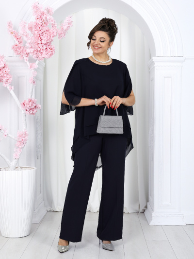 Блуза, брюки Ninele 6050 синий - фото 1