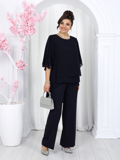 Блуза, брюки Ninele 6050 синий - фото 6