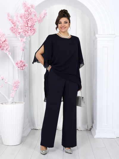 Блуза, брюки Ninele 6050 синий - фото 8