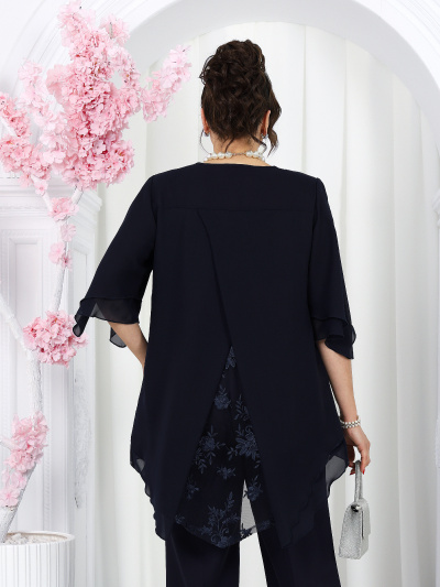 Блуза, брюки Ninele 6050 синий - фото 9