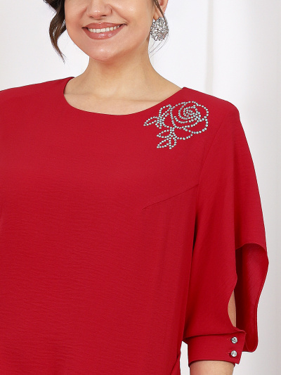 Брюки, туника Ninele 6051 красный - фото 3