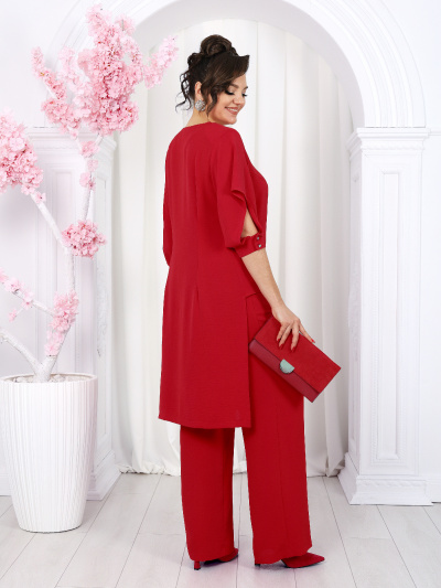 Брюки, туника Ninele 6051 красный - фото 13
