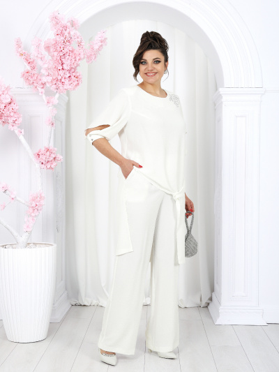 Брюки, туника Ninele 6051 молочный - фото 7