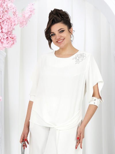 Брюки, туника Ninele 6051 молочный - фото 9