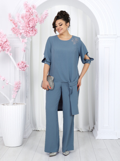 Брюки, туника Ninele 6051 морской - фото 11