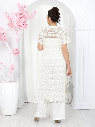 Блуза, брюки, туника Ninele 6055 молочный - фото 17