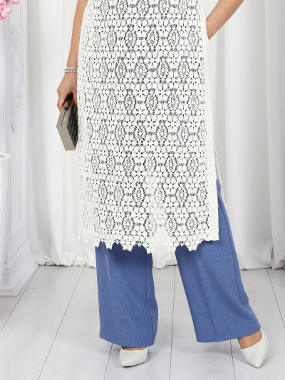Блуза, брюки, туника Ninele 6055 небесный - фото 11
