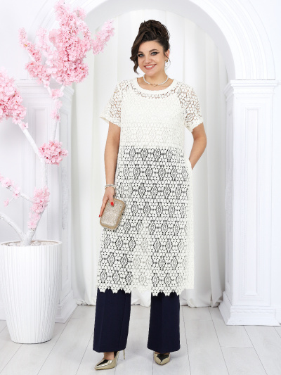 Блуза, брюки, туника Ninele 6055 синий - фото 11