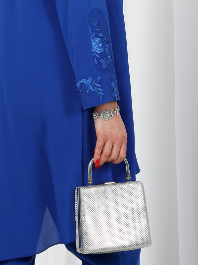 Блуза, брюки, кардиган Ninele 6066 василек - фото 11