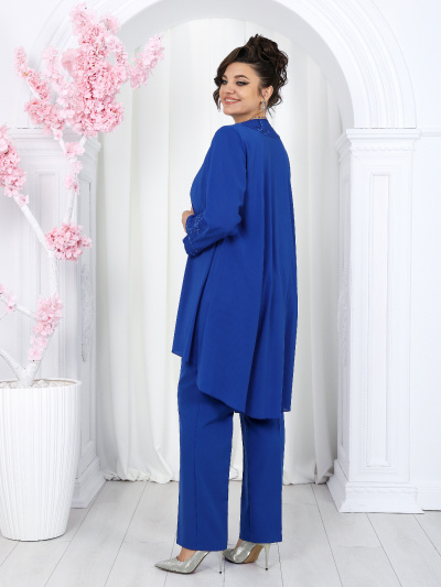 Блуза, брюки, кардиган Ninele 6066 василек - фото 15