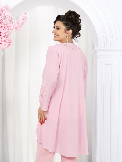 Блуза, брюки, кардиган Ninele 6066 розовый - фото 21